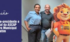 Presidente, Vice-presidente e Diretora Social da ASCAP Betim na Câmara Municipal de Betim