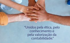 “Unidos pela ética, pelo conhecimento e pela valorização da contabilidade.”